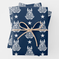 Anubis Antike ägyptische Wrapping Paper Sheets