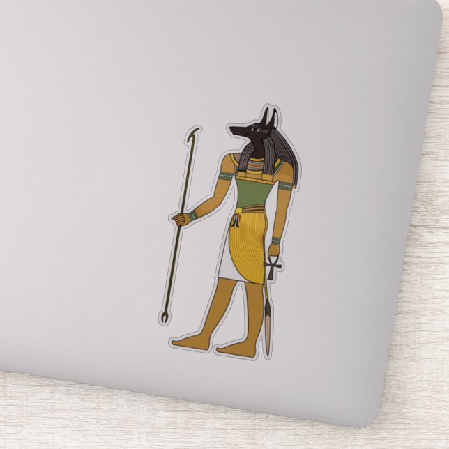 Anubis Aufkleber (Detail)