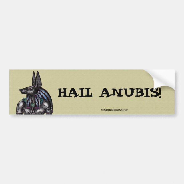 Anubis Autoaufkleber (Vorne)