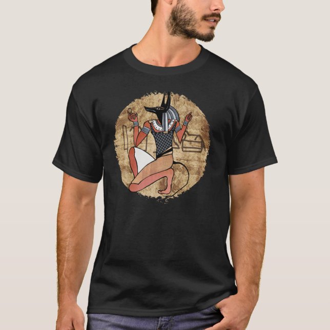Anubis Der Wächter T-Shirt (Vorderseite)