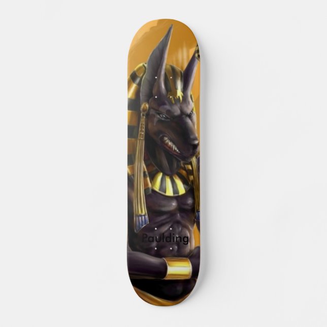 Anubis durch Camron Skateboard (Vorderseite)