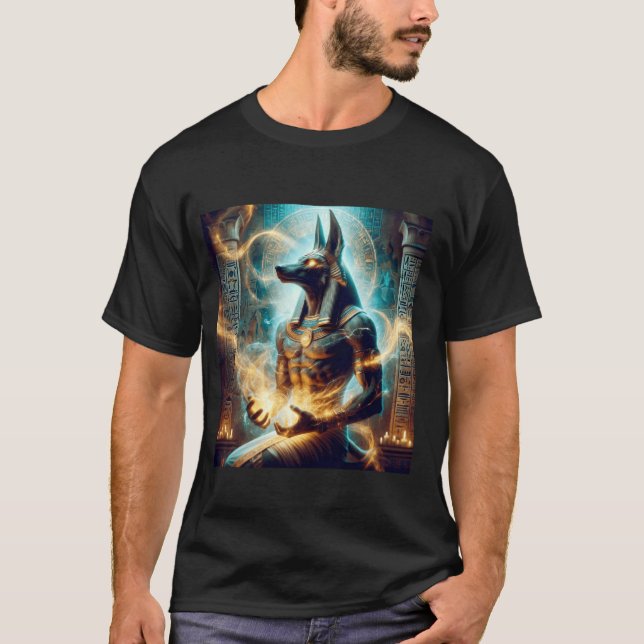 Anubis Egyptian God Myth Afterlife Death Fantasy G T-Shirt (Vorderseite)
