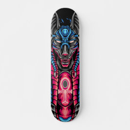 Anubis Egyptian Graphic Skateboard