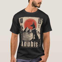 Anubis Guardian - Pharao's Sentinel Wall Art T-Shirt