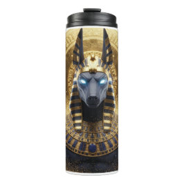 Anubis Jackal Thermal Mug | Ancient Egyptian God T Thermosbecher