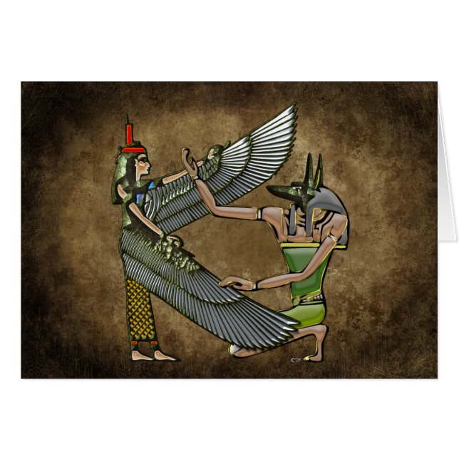 Anubis & Nut (Vorderseite (Horizontal))