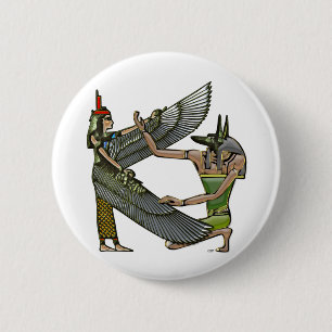 Anubis & Nut Button