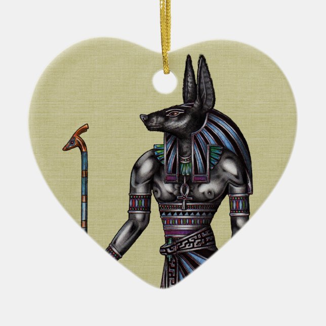 Anubis Ornament Heart (Vorne)