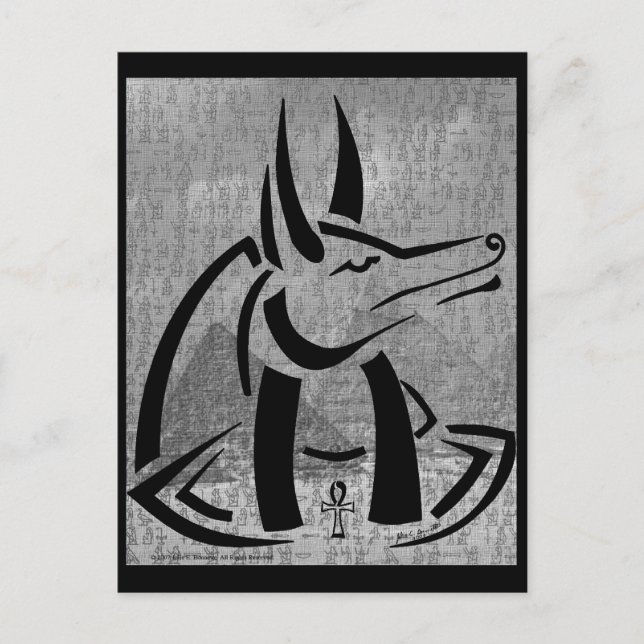 Anubis Postcard Postkarte (Vorderseite)