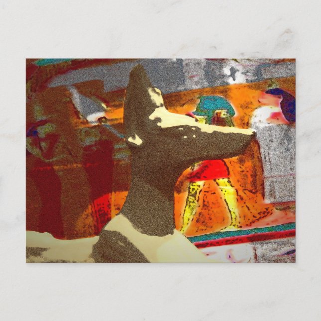 Anubis Postkarte (Vorderseite)