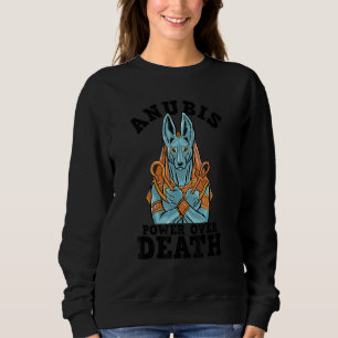 Anubis Power über den Todegottesdienst Archäologie Sweatshirt