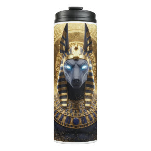 Anubis-Schakal-Thermalbecher Alter ägyptischer G Thermosbecher