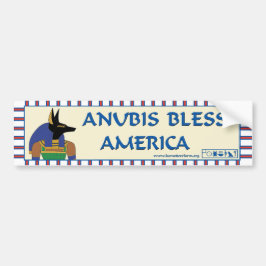 Anubis segnen Amerika-Autoaufkleber Autoaufkleber