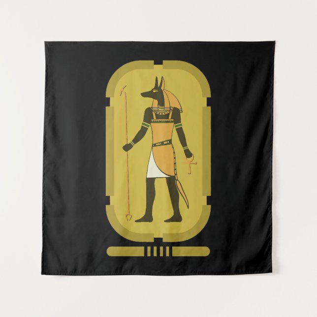 Anubis Tapestry Wandteppich (Vorderseite)
