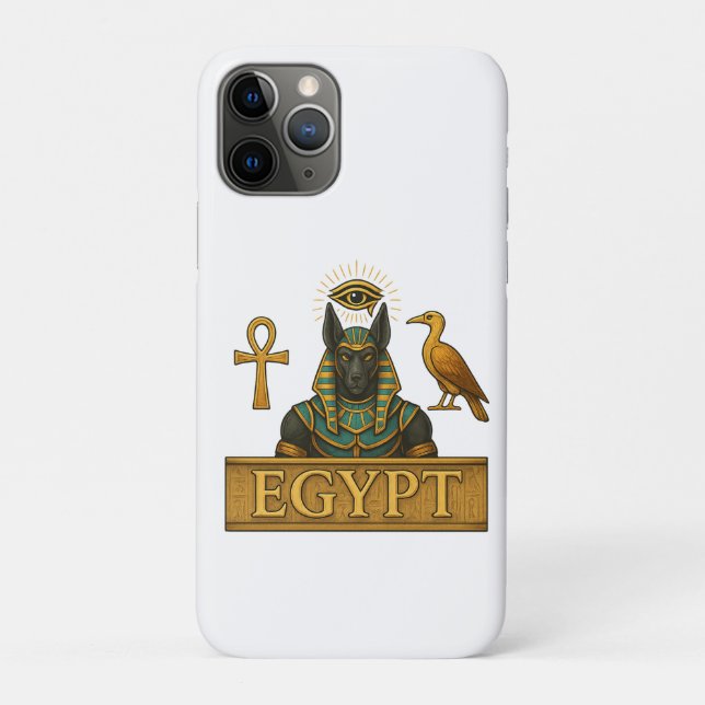Anubis & Thoth | Ägyptische Symbole -  Case-Mate iPhone Hülle (Rückseite)