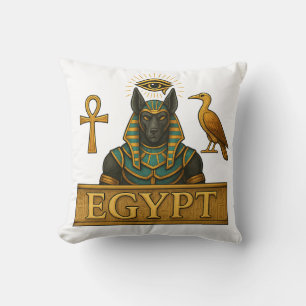 Anubis & Thoth Ägyptische Symbole - Zierkissen