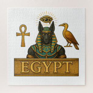 Anubis & Thoth – Alte ägyptische Symbole Puzzle