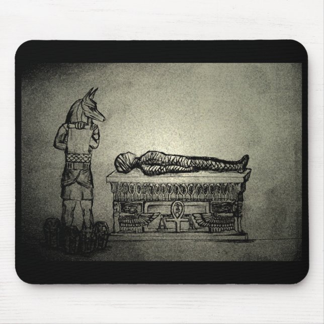 Anubis und Mama mousepad (Vorne)