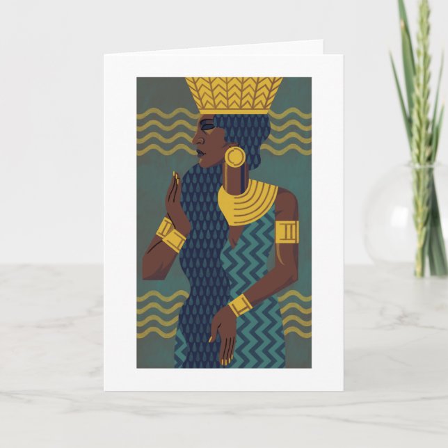 Anuket-Grußkarte Karte (Vorderseite)