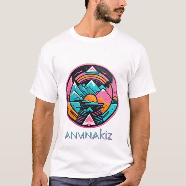Anunakiz Anunnaki Mountains von Ninhursag T-Shirt (Vorderseite)