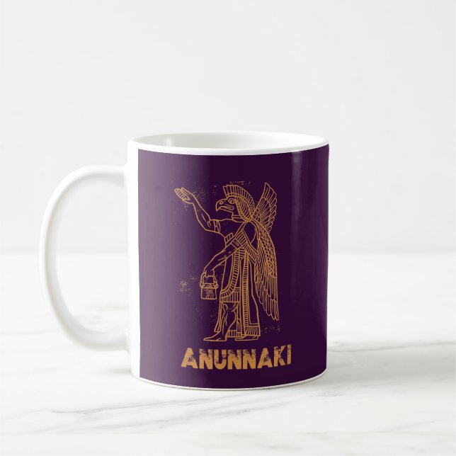 Anunnaki Ancient Astronaut Sumerischer Alien Theor Kaffeetasse (Links)