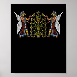 Anunnaki Außerirdischen Alte Sumerische Götter Poster