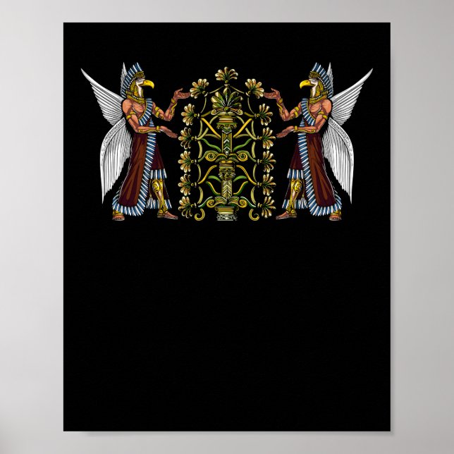 Anunnaki Außerirdischen Alte Sumerische Götter Poster (Vorne)
