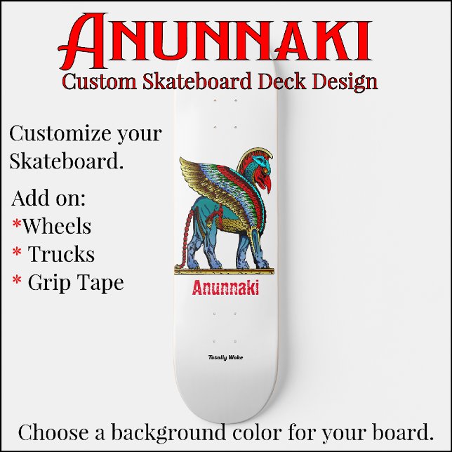 Anunnaki Custom Skateboard Deck (Von Creator hochgeladen)