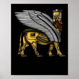 Anunnaki Guardian Alien Ancient Sumerian Poster
