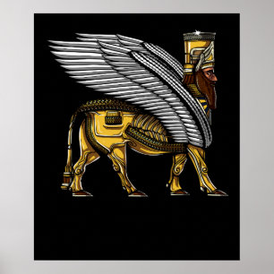 Anunnaki Guardian Alien Ancient Sumerian Poster