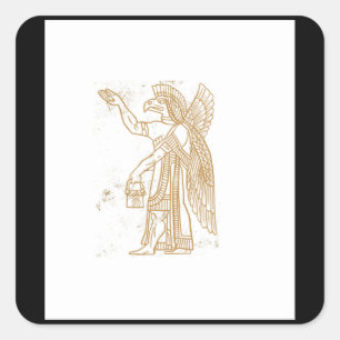Anunnaki Quadratischer Aufkleber