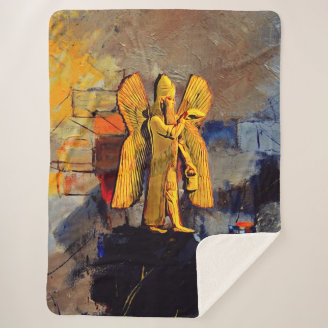 Anunnaki Sherpa Blanket Sherpadecke (Vorderseite)