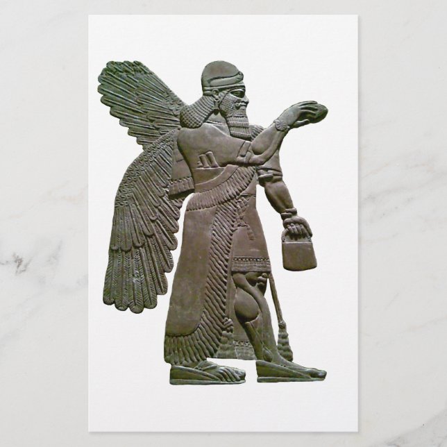 Anunnuki alter sumerischer alienExtraterrestrial Briefpapier (Vorderseite)