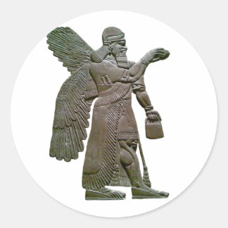 Anunnuki Runder Aufkleber