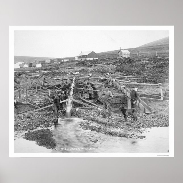 Anvil Creek Gold Mine Alaska 1916 Poster (Vorne)