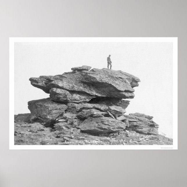 Anvil Rock Nome Alaska 1912 Poster (Vorne)