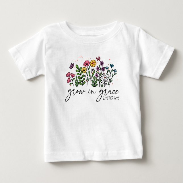 Anwachsen in Grace Baby T-shirt (Vorderseite)