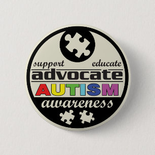 Anwalt-Autismus-Bewusstsein Button