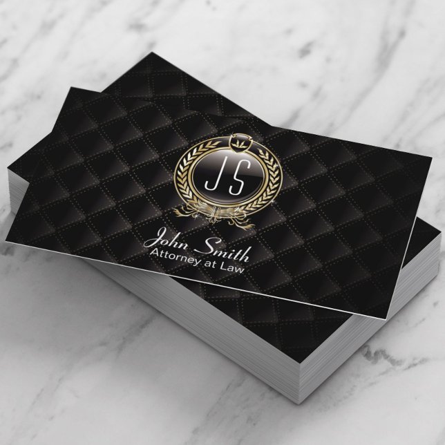 Anwalt bei Law Luxury Dark VIP Anwalt Visitenkarte (Von Creator hochgeladen)