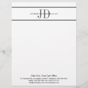 Anwalt Briefkopf SilverScript MatchBusinessCard
