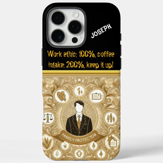 Anwalt: Ein Symbol für Familienbetreuung Case-Mate iPhone Hülle (Rückseite)