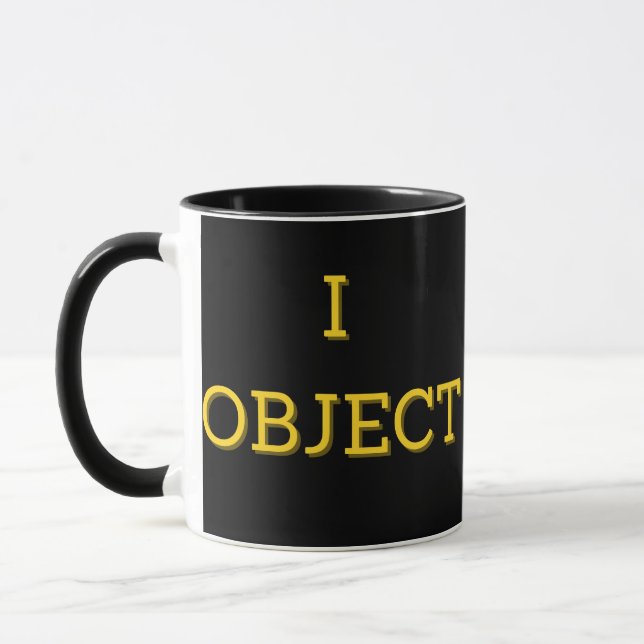 Anwalt Geschenk Kaffeetasse (Links)