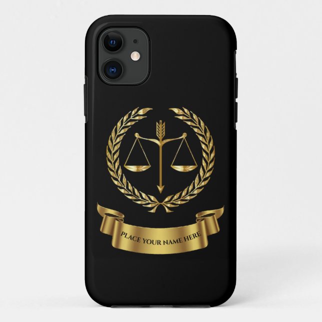 Anwalt Personalisiert Case-Mate iPhone Case (Rückseite)