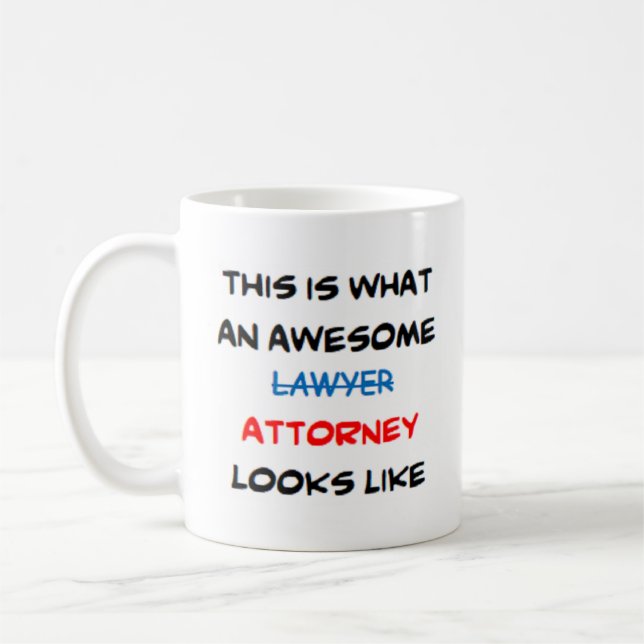 Anwalt, phantastisch kaffeetasse (Links)