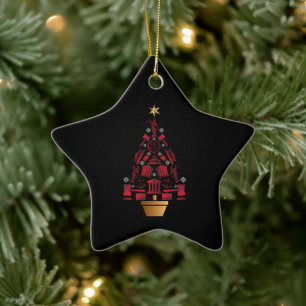 Anwalt Weihnachtsbaum Keramik Ornament