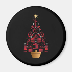 Anwalt Weihnachtsbaum Magnet