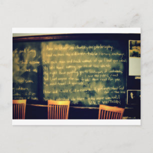 Anwalt Whitman Zitat Postkarte