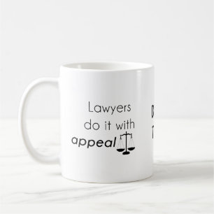 Anwälte machen es mit tasse