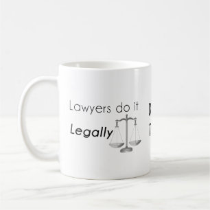 Anwälte tun es! tasse