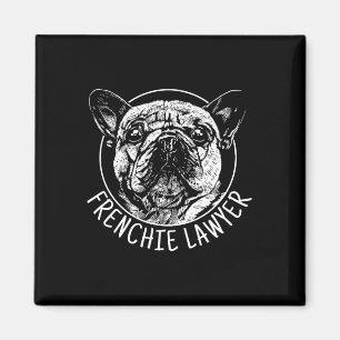 Anwältin Französischer Bulldogge Spaß Hunde Männer Magnet